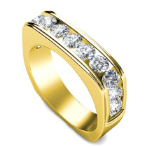 1.50CT Round Cut Diamonds Men's Wedding Band