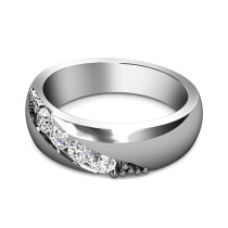 Diamond Wedding Band - 0.15CT Round Cut