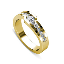0.60CT Round Cut Diamonds Men's Wedding Band
