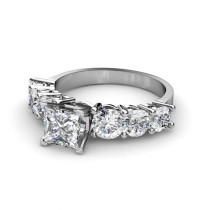 2.05CT Round Cut Diamonds Engagement Ring