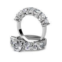 3.95CT Round Cut Diamonds Bridal Set