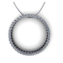 0.45CT round cut diamonds diamond pendants