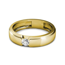 0.35CT round cut diamonds mens ring