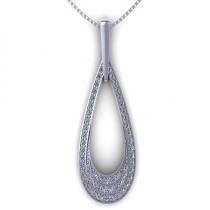0.50CT round cut diamonds diamond pendants