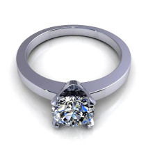 0.55CT round cut diamonds solitaire ring