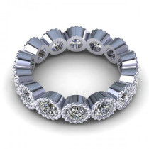 1.50CT round cut diamonds eternity ring