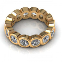 1.50CT round cut diamonds eternity ring