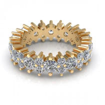 2.00CT round cut diamonds eternity ring