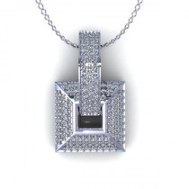 0.60CT round cut diamonds diamond pendants