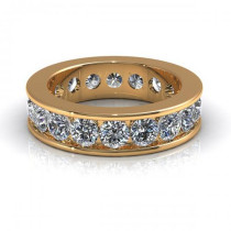 2.00CT round cut diamonds eternity ring