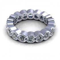 2.00CT round cut diamonds eternity ring