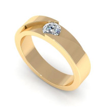 0.35CT round cut diamonds solitaire ring