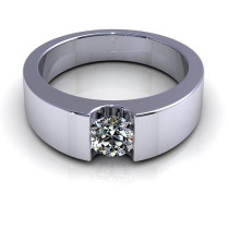 0.45CT round cut diamonds solitaire ring