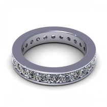 0.50CT round cut diamonds eternity ring