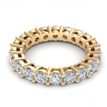 2.50CT round cut diamonds eternity ring