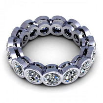 1.50CT round cut diamonds eternity ring