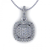 0.35CT round cut diamonds diamond pendants