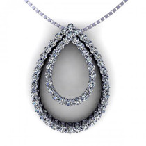0.45CT round cut diamonds diamond pendants