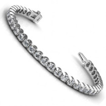 1.00CT round cut diamonds tennis bracelets