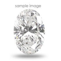 0.91CT Oval Cut J/VVS2 Loose Diamond