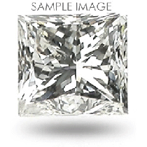 0.49CT Princess Cut J/SI2 Loose Diamond