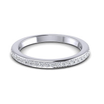 0.30CT Round Cut Diamonds Wedding Band
