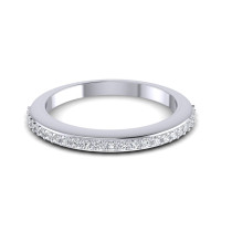 0.30CT Round Cut Diamonds Wedding Band