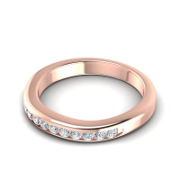 0.30CT Round Cut Diamonds Wedding Band