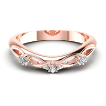 0.10CT Round Cut Diamonds Wedding Bands