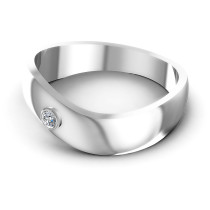 0.05CT Round Cut Diamonds Solitaire Ring