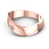 0.05CT Round Cut Diamonds Solitaire Ring