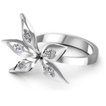 0.30CT Marquise Cut Diamonds Fashion Ring