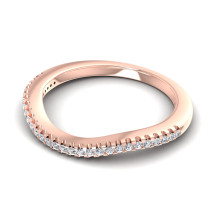 0.15CT Round Cut Diamonds Wedding Band