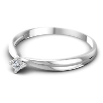0.05CT Round Cut Diamonds Solitaire Ring