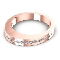 0.25CT Round Cut Diamonds Wedding Band