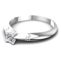 0.20CT Round Cut Diamonds Solitaire Ring