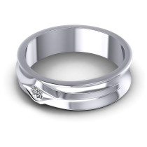 0.10CT Round Cut Diamonds Mens Rings