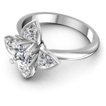 0.55CT Round Cut Diamonds Engagement Rings