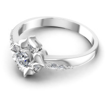 0.40CT Round Cut Diamonds Fashion Ring