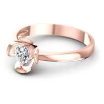 0.35CT Round Cut Diamonds Solitaire Ring