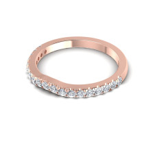 0.45CT Round Cut Diamonds Wedding Bands