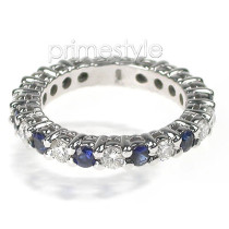 1.80CT Round Cut Diamonds Eternity Band