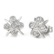 0.50CT Round Cut Diamonds Earring