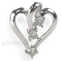 0.25CT Round Cut Diamonds Pendant