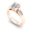 0.70CT Princess And Round Cut Diamonds Trio Rings , picture number 2