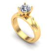 0.61CT Round Cut Diamonds Trio Rings , picture number 2