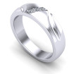 0.61CT Round Cut Diamonds Trio Rings , picture number 3