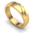 0.61CT Round Cut Diamonds Trio Rings , picture number 3