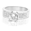 1.15CT Princess Cut Diamonds Engagement Ring , picture number 0