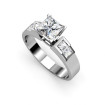 1.80CT Princess Cut Diamonds Engagement Ring , picture number 1